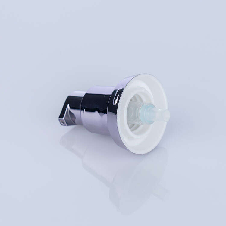18/410 pump, foundation pump, violet cream pump, cosmetic pump supplier, green bottle with pump, personal care packaging, wholesale pump head, OEM ODM cosmetic packaging, private label lotion pump, bulk cosmetic dispenser