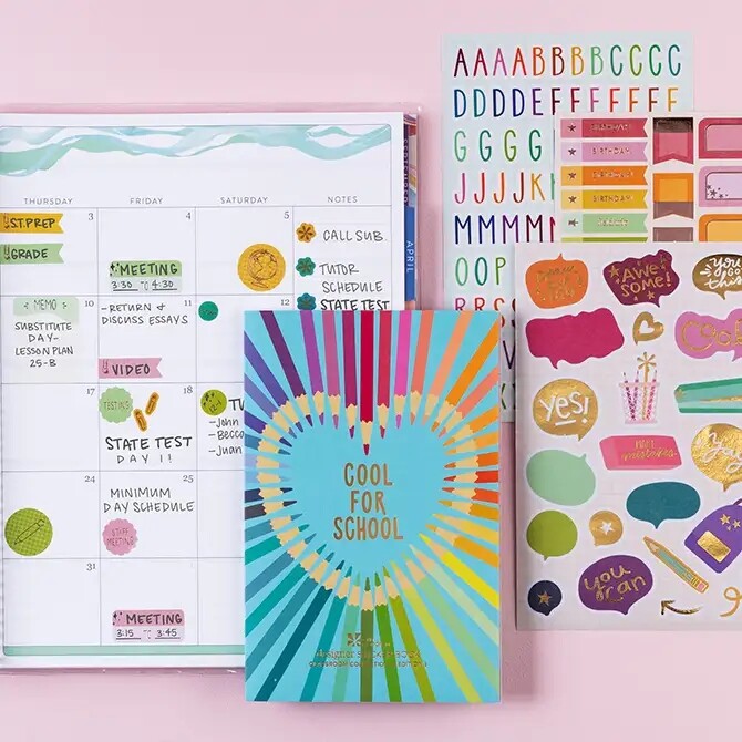 interior design sticker book