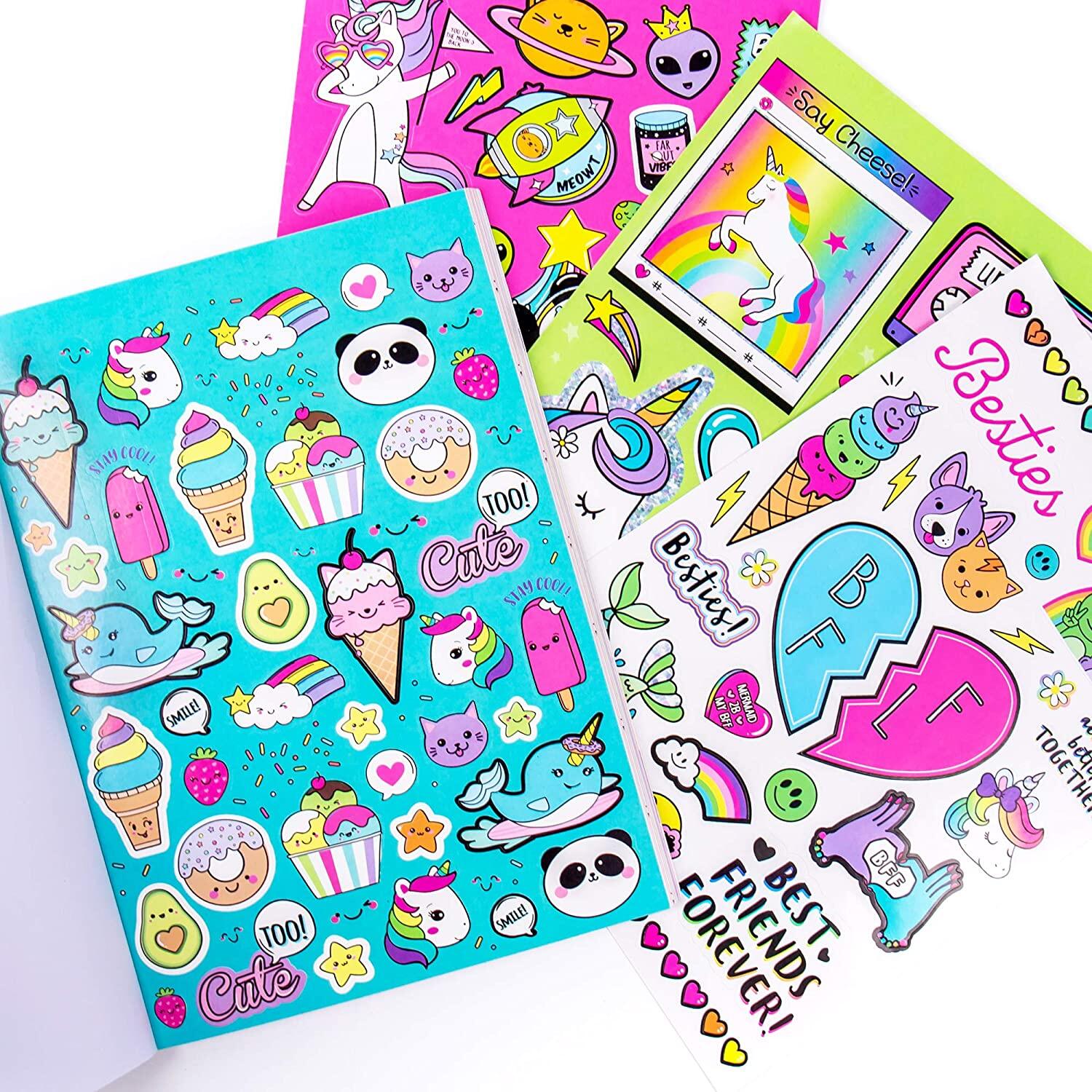 Custom Printing Full Color Activity Rewards Kids Happy Planner Reusable Sticker Book