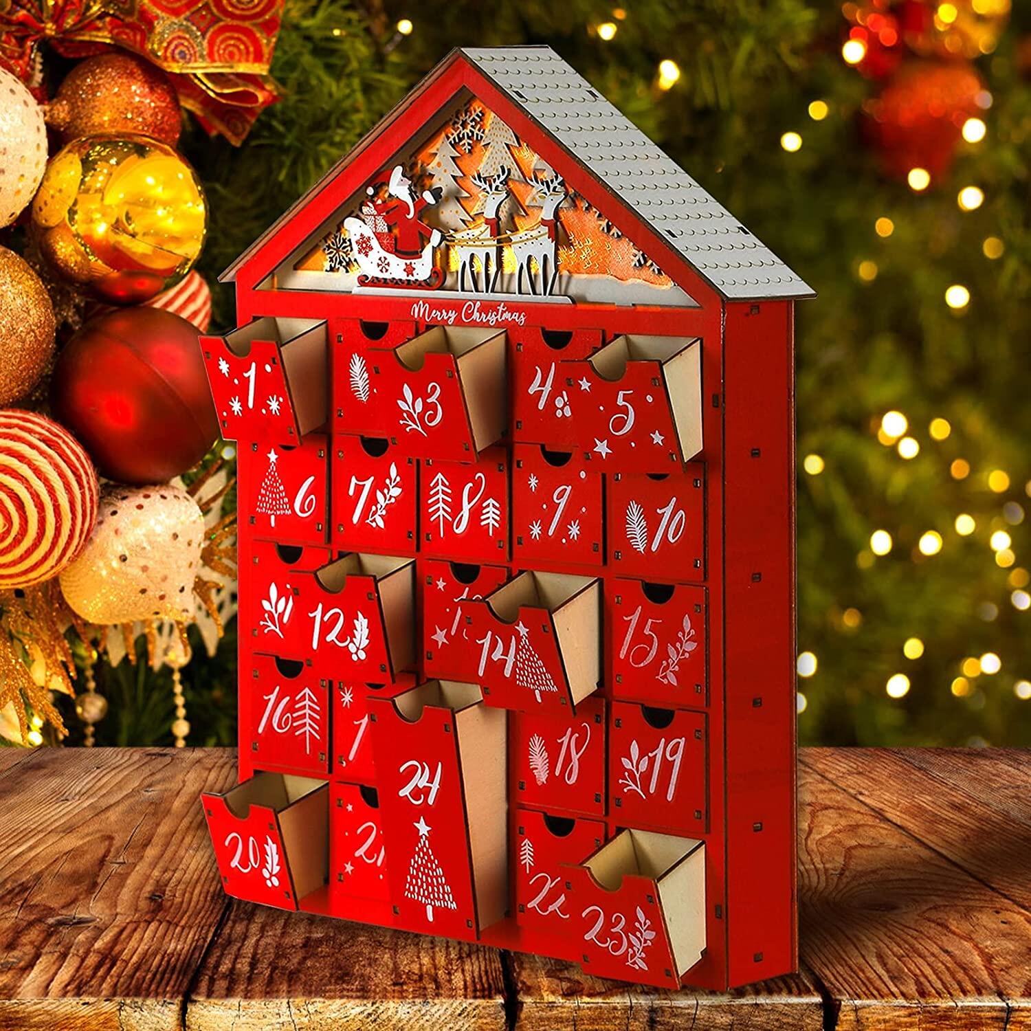 custom advent calendar, make your own advent calendar wholesale, cardboard drawer box, cardboard box drawer, draw cardboard box