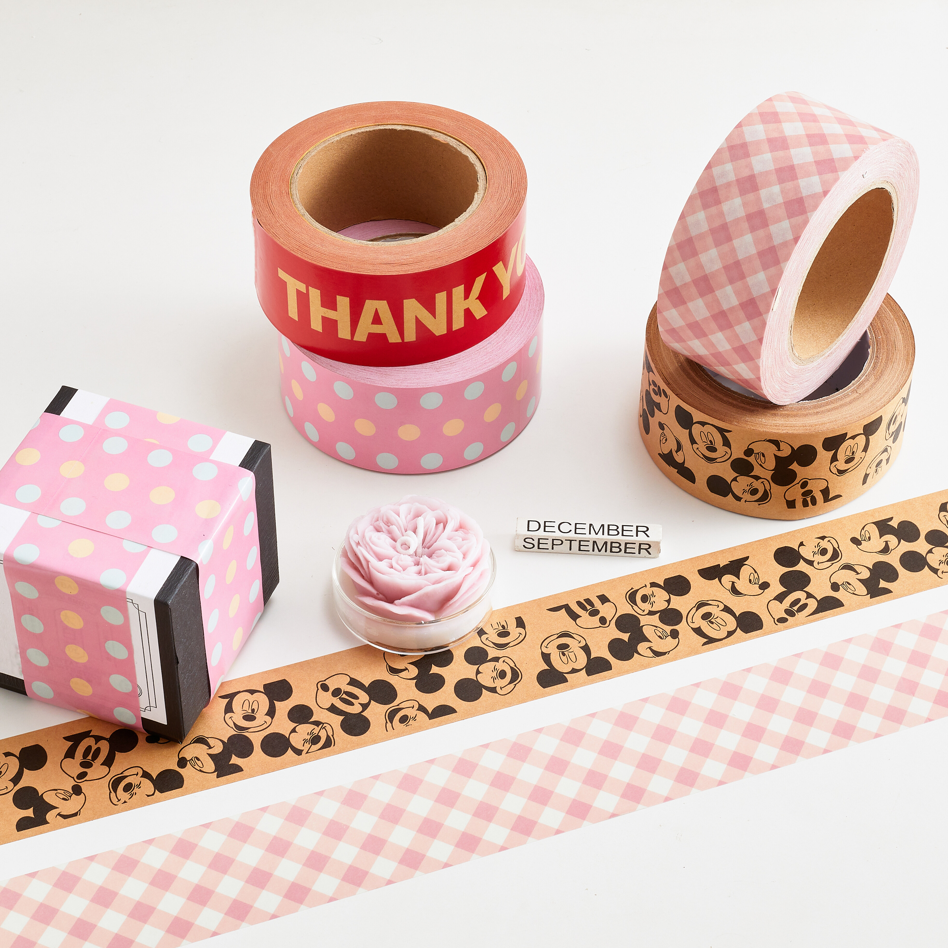 Custom Printed Water-Activated White Kraft Roll Paper Packaging Tape for Carton Box