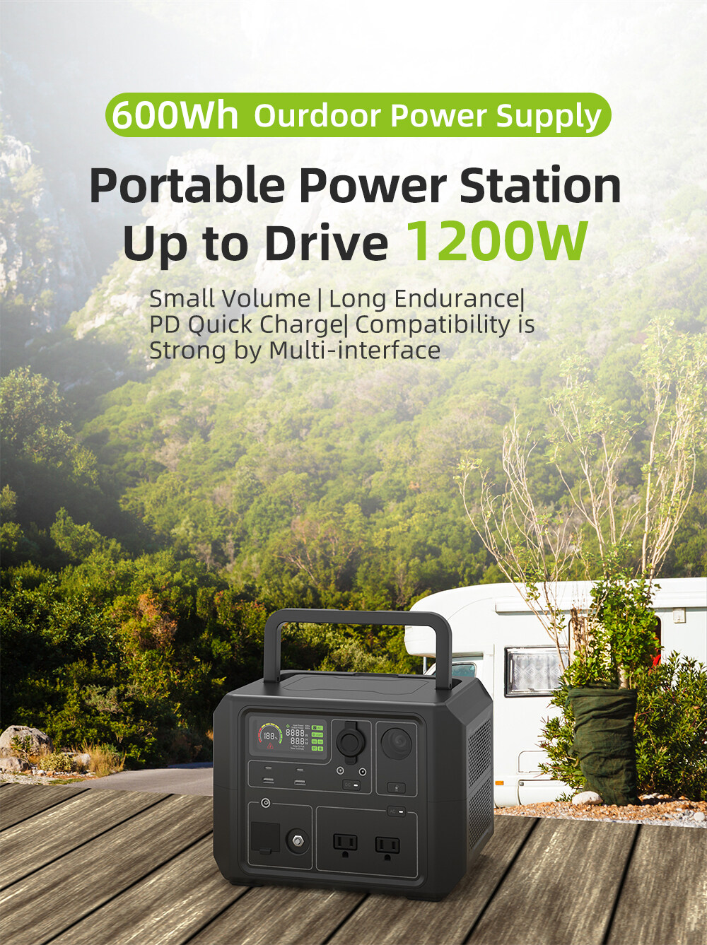 portable power station for home backup