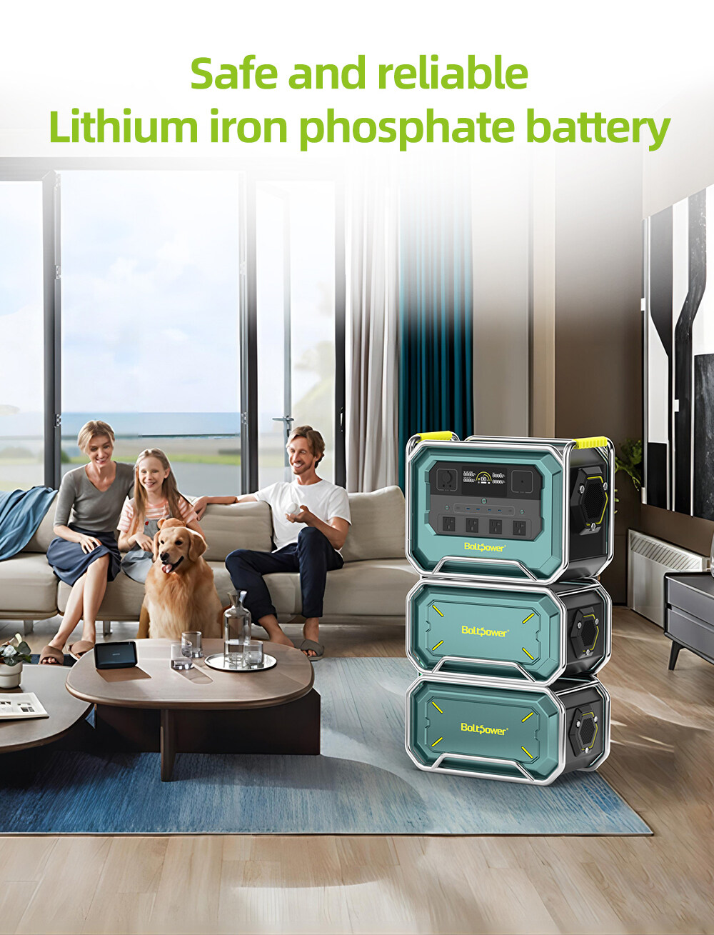 Portable Power Station 4200W for Home energy storage