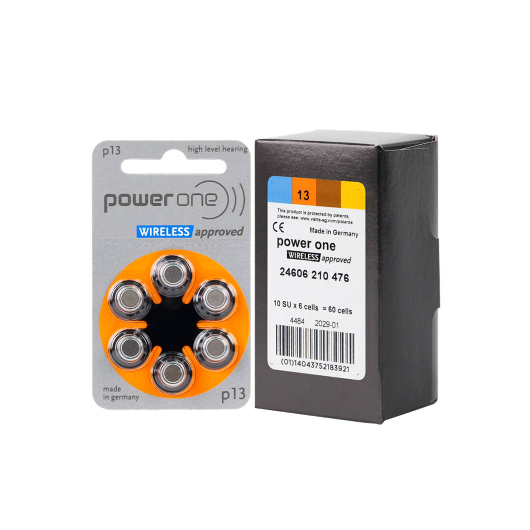 High Quality and Specialize Size A13 Poweone Batteries for Hearing Aid