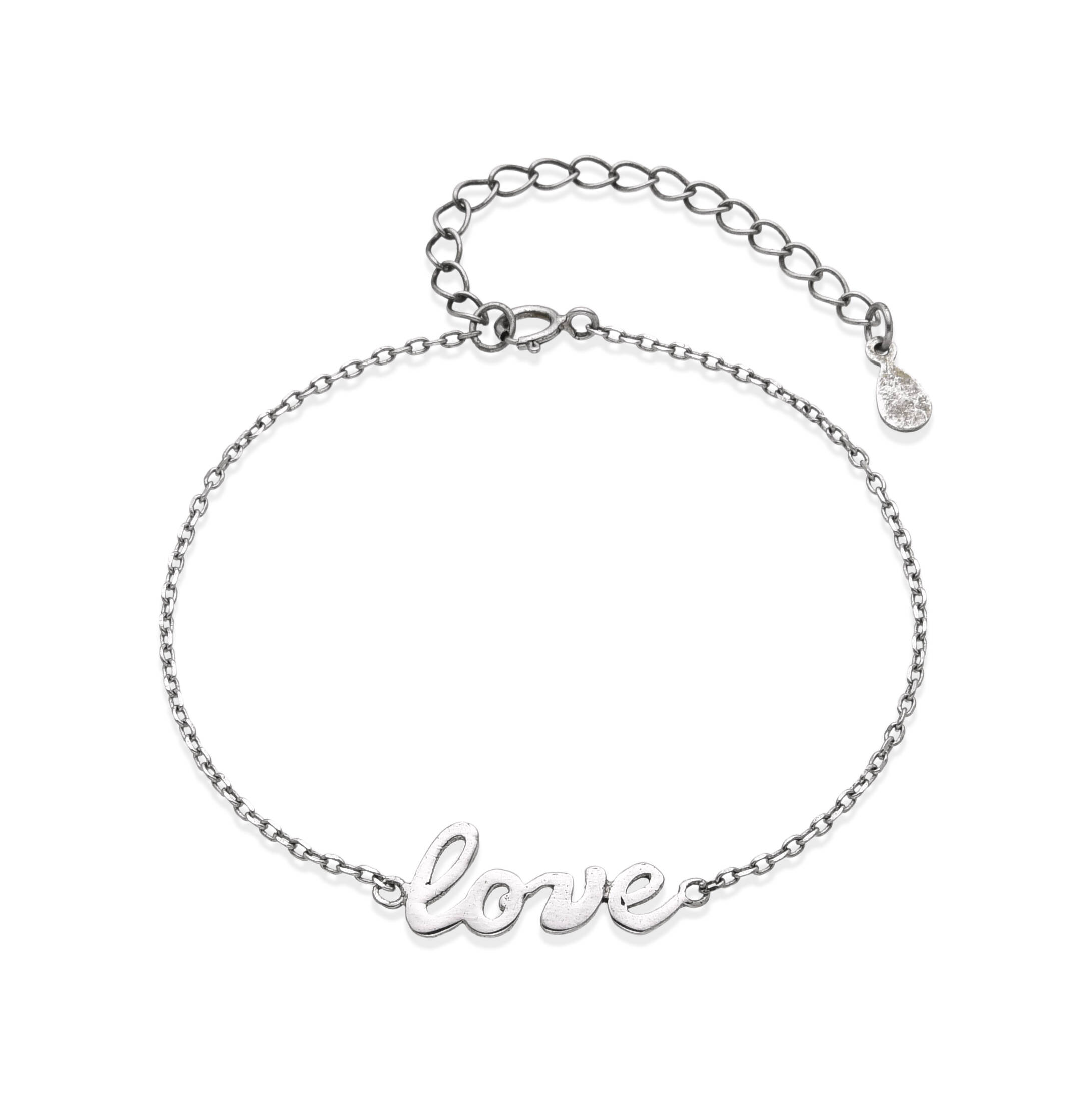 925 Silver LOVE Minimalist Elegant Bracelet