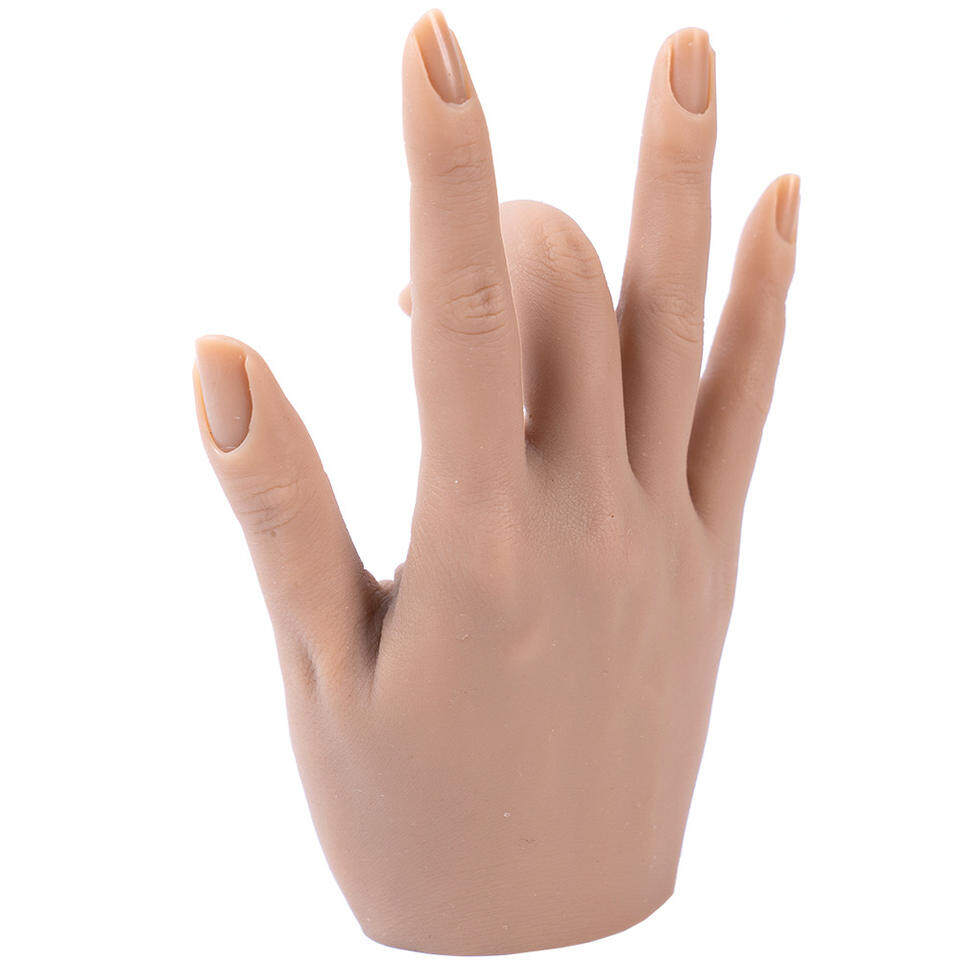Nail Art Training Hands Display Diy Manicure Adjustable False Hand Model For Display And Stand