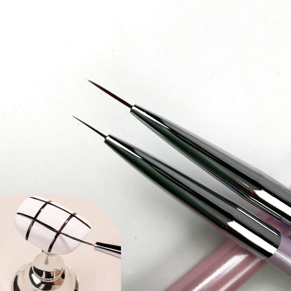 9mm 10mm Double Head Nails Line Brush Graffiti Pen Acrylic High Quality Nail Brushes For Acrylic