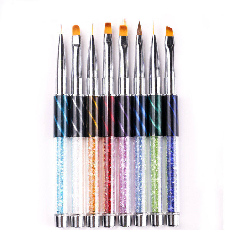Cheap price Nylon materials round nail art Gel polish brush acrylic nail brush