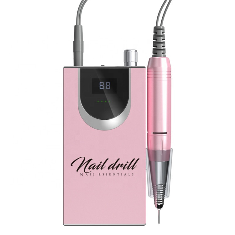 New design Handpiece Low Vibration Nail Drill Touch Switch F R Portable Nail Grind Rechargeable Nail Drill Machine