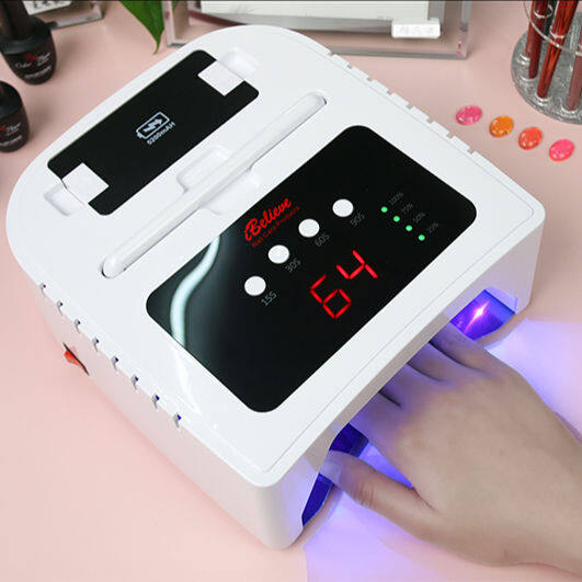 iBelieve High Power Dry Nail Gel Polish Machine Professional Uv Led Lamp Rechargeable Cordless Nails Lamp