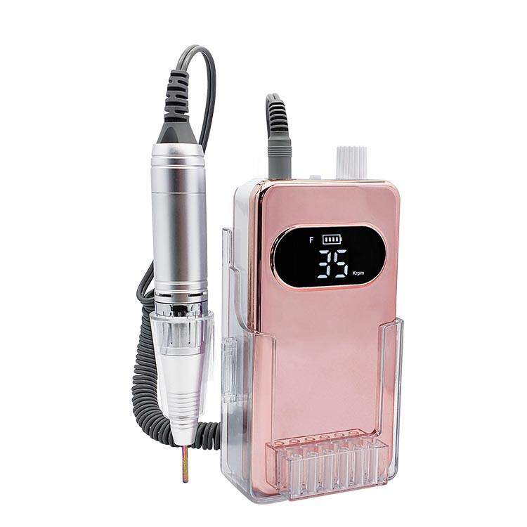 iBelieve 35000Rpm Strong Nail Salon Machine Portable Cordless Rechargeable Nail Drill