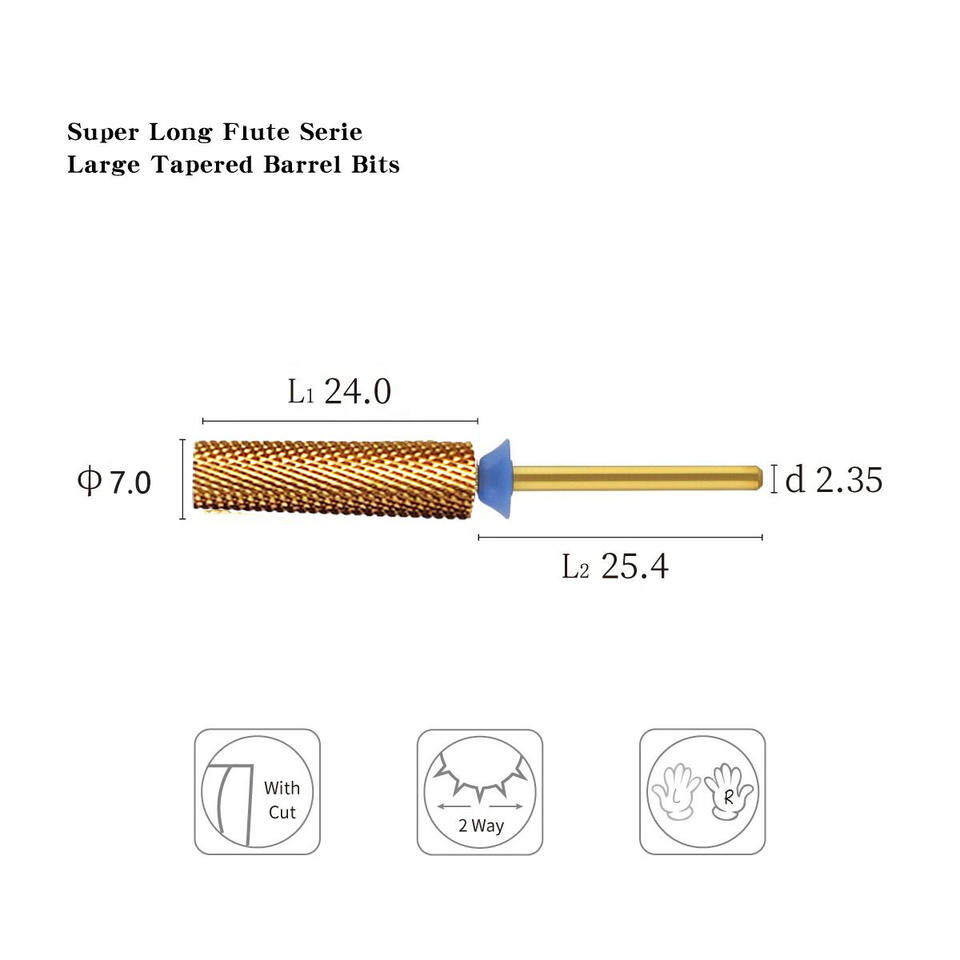 Tapered Barrel Nail Drill Bits, Professional Nail Drill Bits, Carbide Tungsten Nail Drill Bits, oem Nail Drill Bits, oem Professional Nail Drill Bits