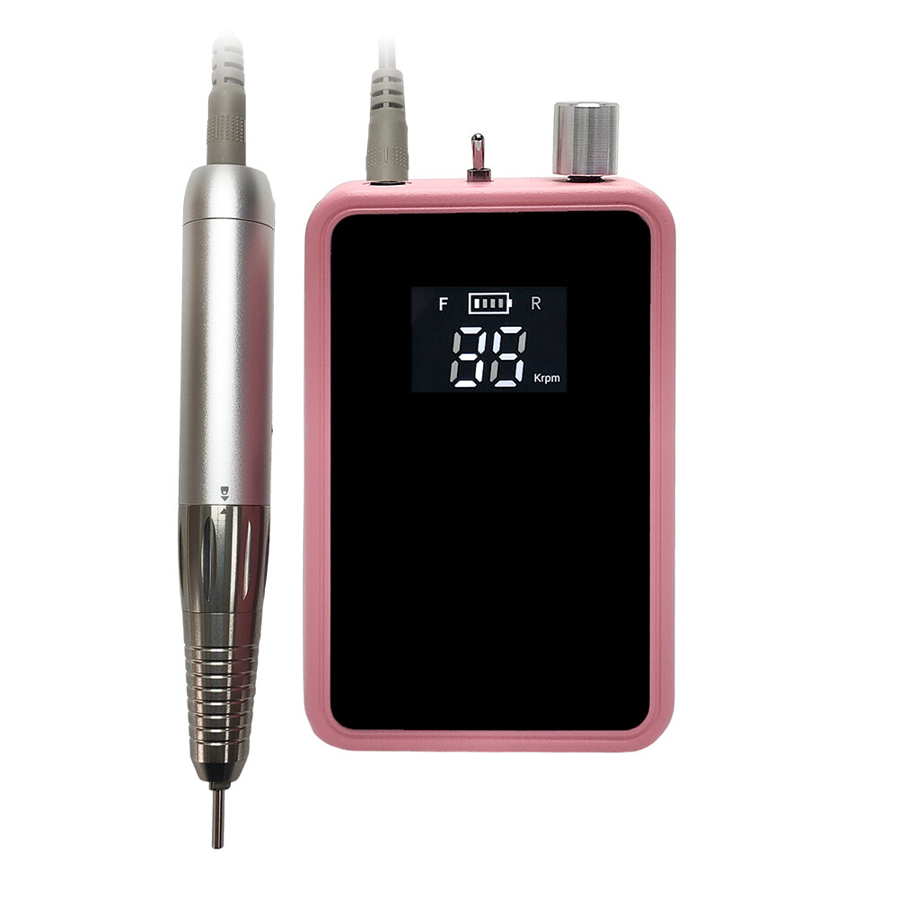 iBelieve Newest Portable Coreless Handpiece Strong 35 Professional Nail Drill Rechargeable Nails Products And Equipment