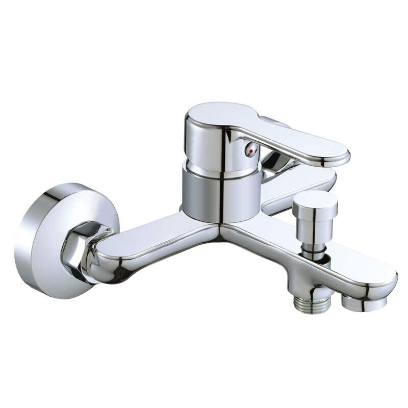 Bathtub faucet hot cold bathroom tap wall mounted brass bathtub faucet