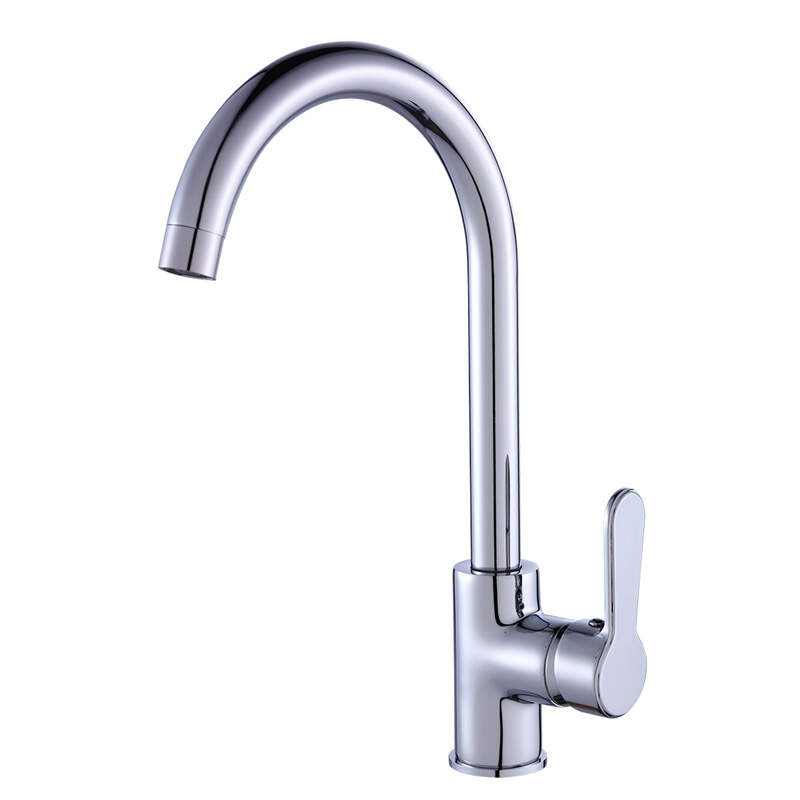 Kitchen products Euro standard chrome surface treatment kitchen faucet hot cold faucet mixer