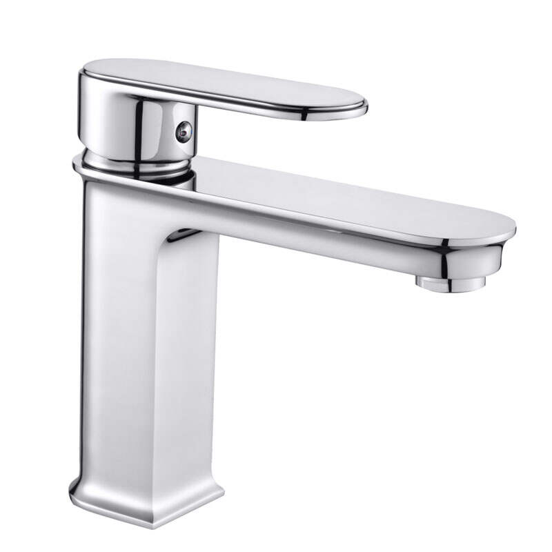 Factory direct selling sanitary cold and hot faucet brass basin faucet