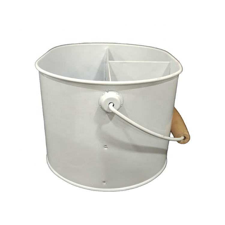 kitchen organizer,knife and fork storage box,kitchen ware storage bucket,modern simple handle storage barrel,multi-functional white storage basket