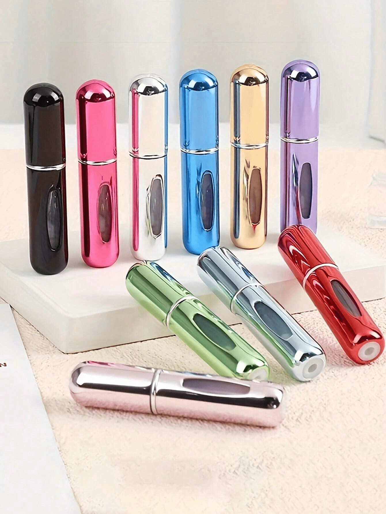 Refillable perfume bottle, travel spray bottles, high-quality perfume bottles, portable perfume bottle set, refillable fragrance bottle, travel perfume dispenser, perfume bottle supplier, bulk travel spray bottles, wholesale perfume bottles