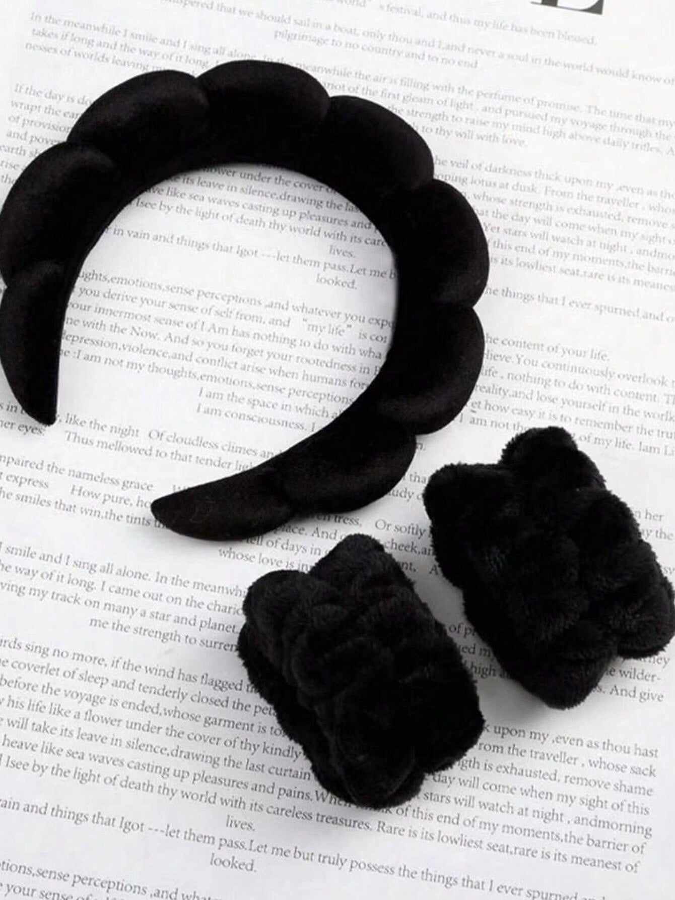 Bath Headband & Wrist Band Set – Factory Supplier | Soft & Absorbent Spa Accessories, Bulk Wholesale