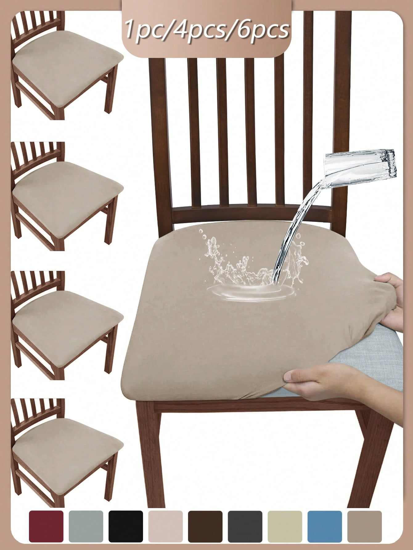 Velvet Chair Covers – China Manufacturer | Waterproof Slipcovers for Dining Room, Bulk Wholesale