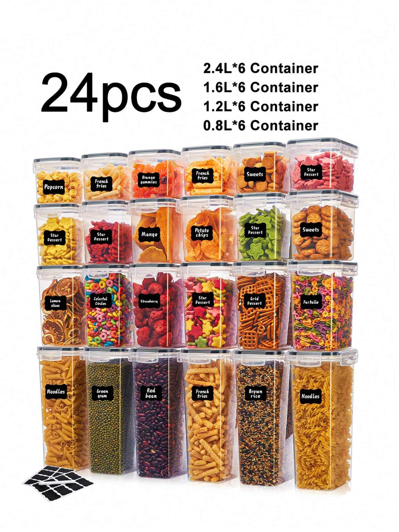 Airtight Food Containers – Wholesale Supplier | 3-32pcs Plastic Storage Canisters, Private Label OEM