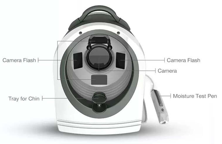 Structure of wholesale facial skin scanner analyzer diagnosis machine