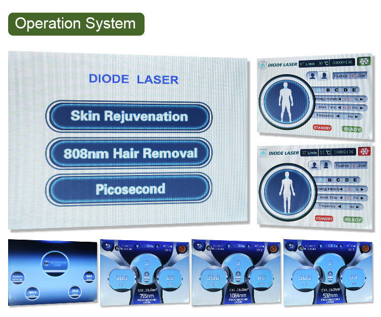 808 laser hair removal operating system