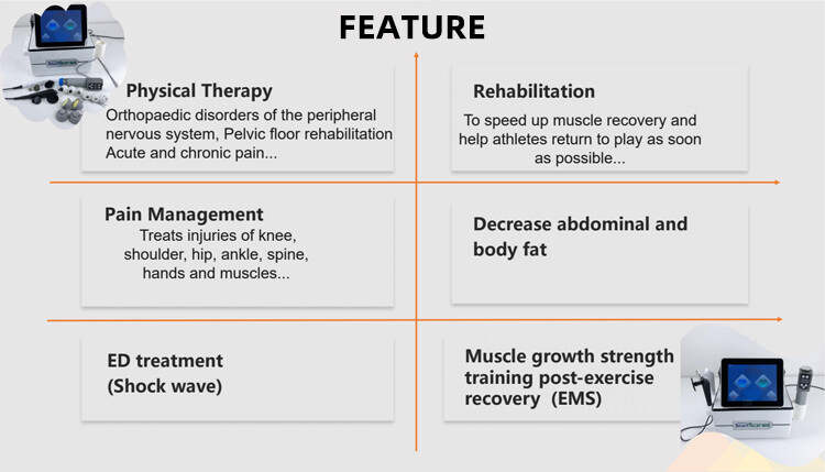 Features of  EMS sculpting therapy