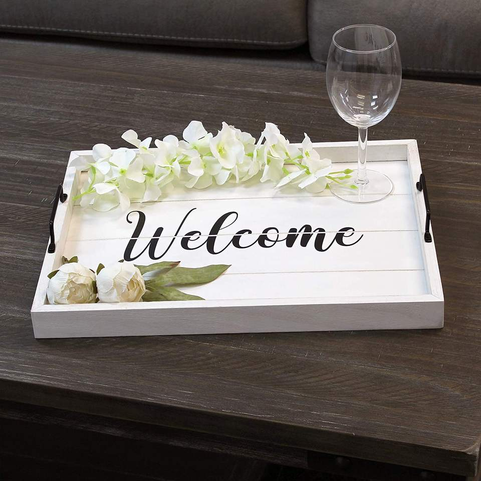 wooden tray,home decoration,suitable for any occasion,breakfast or afternoon tea,huge capacity